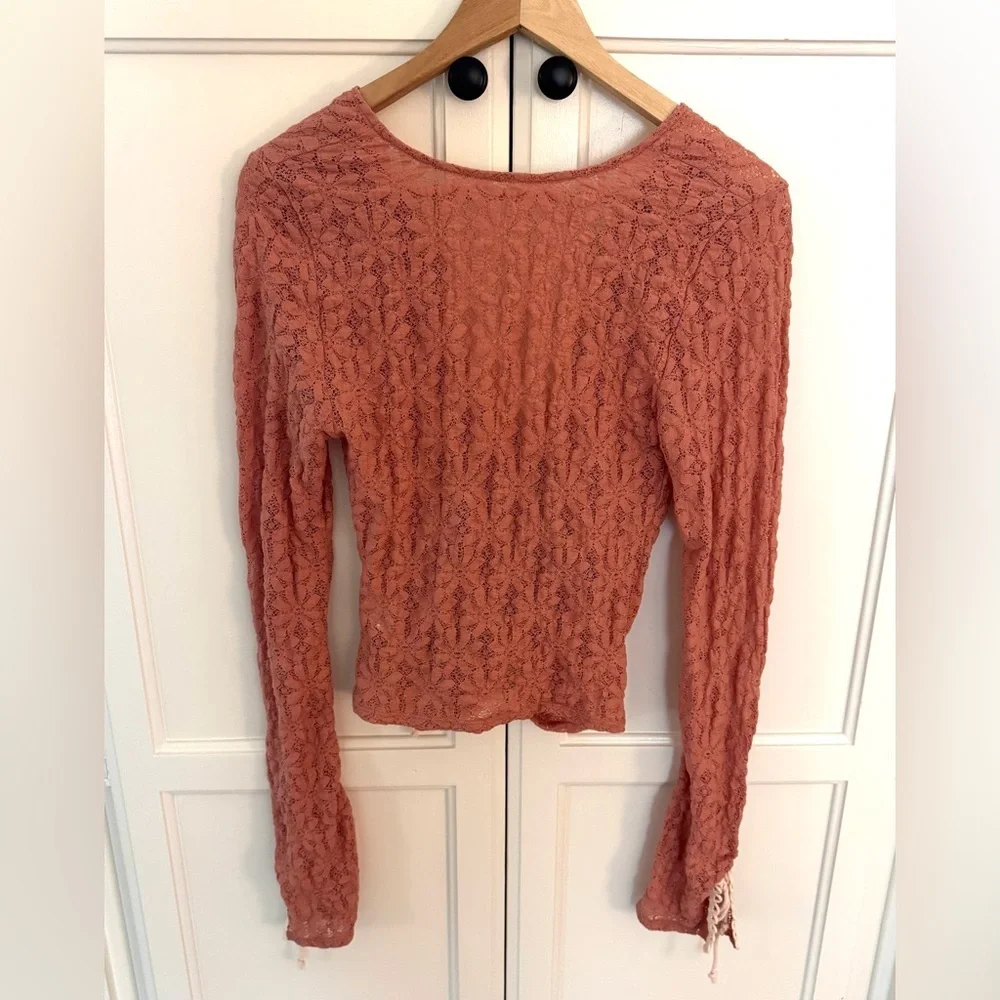 Free People Lilah Top in Dusty Rose